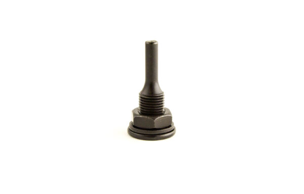 Adaptateur filleté pour brosse électrique - Ø arbre 1/2" et Ø tige : 1/4" Fileté à gauche