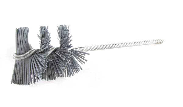 Brosse torsadée nylon abrasif à filament rectangulaire - Ø 76 - 89 mm Grain 320 Carbure de silicium