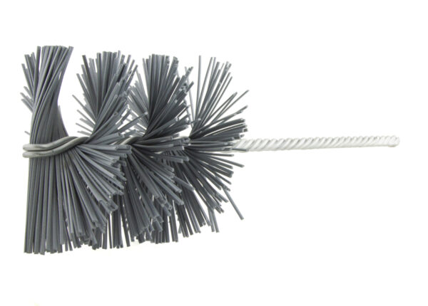 Brosse torsadée nylon abrasif à filament rectangulaire - Ø 114 - 127 mm Grain 320 Carbure de silicium